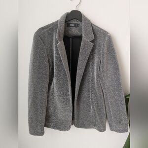 Icone by Simons Silver/Black metallic blazer - size 10